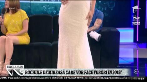 Rochiile de mireasă care vor face furori în 2019!