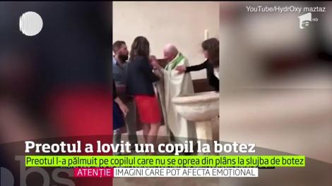 Un preot francez şi-a pierdut cumpătul în timpul unei slujbe de botez