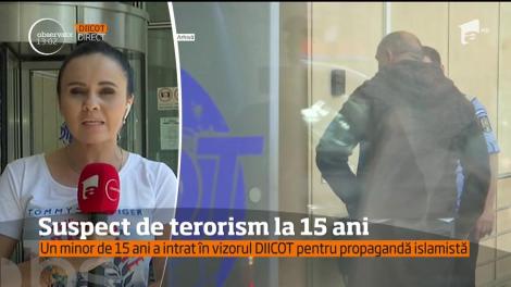 Un adolescent de doar 15 ani din Capitală a fost reţinut de procurorii DIICOT