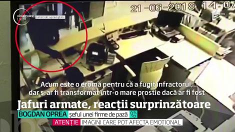 Angajata unei bănci din Cluj-Napoca şi-a riscat viaţa ca să împiedice un jaf armat!