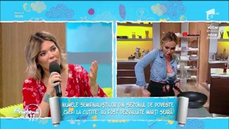 Pregătiți pentru FINALA sezonului de poveste ”Chefi la Cuțite”? Gina Pistol dă din casă: "Niciodată nu i-am văzut atât de aprinși pe cei trei jurați"