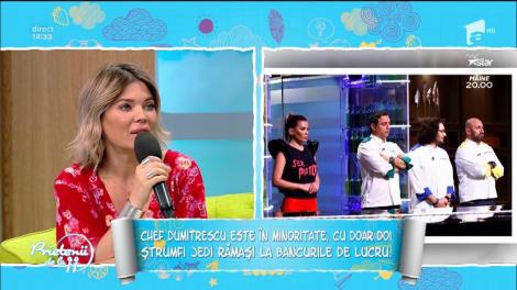 Gina Pistol, despre ”Chefi la cuțite”: ”Iubesc măncarea și ea mă iubește pe mine”