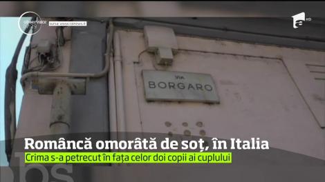 Româncă omorâtă de soț, în Italia. Românul a sunat apoi la Poliție și a mărturisit că și-a înjunghiat soția