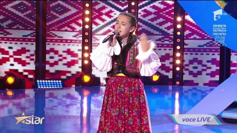 Andreea Chișe cântă muzică folclorică la ”Next Star”