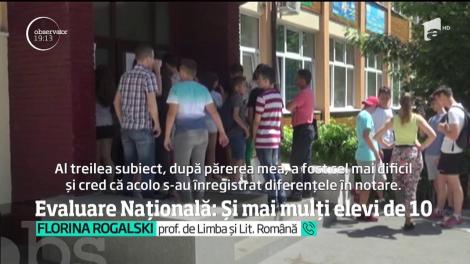 Evaluarea Națională: Și mai mulți elevi de 10. După contestații, numărul elevilor de 10 a crescut de la 319 la 345