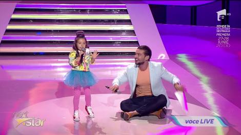 Irina Cocoș interpretează ”Rămăi cu bine” la ”Next Star”