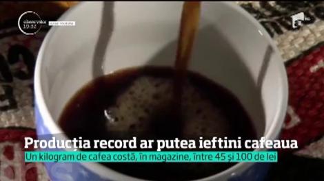 Producția record ar putea ieftini cafeaua. Un kilogram de cafea costă, în magazine, între 45 și 100 de lei