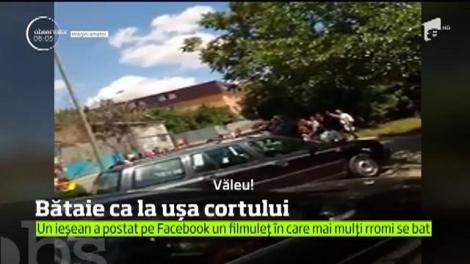 Bătaie ca la uşa cortului într-un cartier din Iaşi