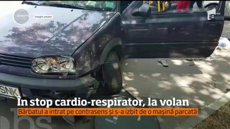 Un stop cardio-respirator la volan a fost cât pe ce să ducă la o tragedie pe o şosea din oraşul Constanţa