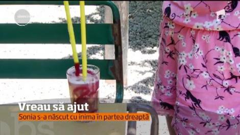 Vreau să ajut! Sonia s-a născut cu inima în partea dreaptă. Costul intervenției din din SUA a fost acoperit cu ajutorul donațiilor