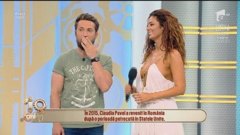 Claudia Pavel, apariție sexy, fără sutien! Dani: ”Nu cred că ai toată rochia. Cea lipsește”
