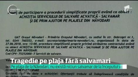 Tragedie pe plaja fără salvamari. Indentitatea bărbatului mort este necunoscută