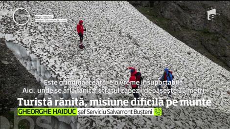 Intervenţie dificilă a salvamontiștilor din Bușteni