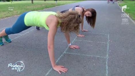 Exerciții pentru părinți și copii. Carmen Brumă: ”Copiii vor percepe acest antrenament ca pe o joacă, iar mămicile își pot lucra toți mușchii corpului”