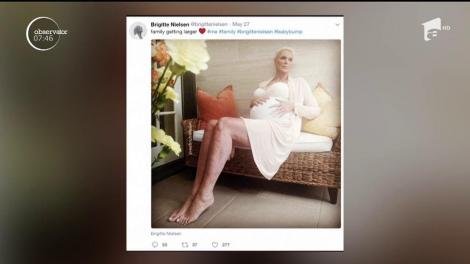 La 54 de ani, Brigitte Nielsen este mamă de fată