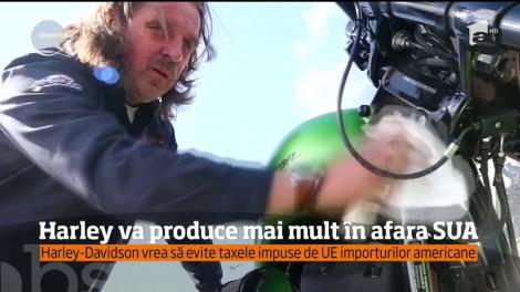 Producătorul de motociclete Harley Davidson ia poziţie în războiul comercial SUA - Europa