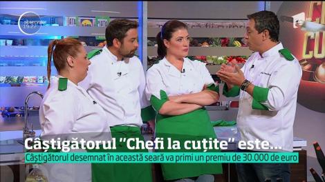Peste 2 milioane de români au umărit semifinala „Chefi la cuțite”: Șase bucătari au rămas în cursa către finală