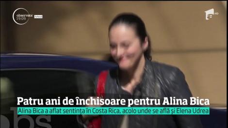 Patru ani de închisoare pentru Alina Bica. Aceasta a falat sentința în Costa Rica, acolo unde se află și Elena Udrea