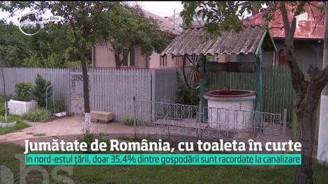 Jumătate de România, cu toaleta în curte. La oraș, 87.7% din populație e conectată la canalizare
