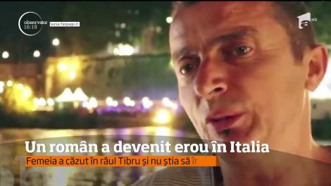 Un român a deveit erou în Italia. Femeia a căzut în râul Tibru și nu știa să înoate