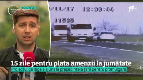 Schimbarea uriașă ce-i vizează pe ȘOFERI! AMENZILE de circulaţie, plătite la JUMĂTATE în 15 zile în loc de 48 ore