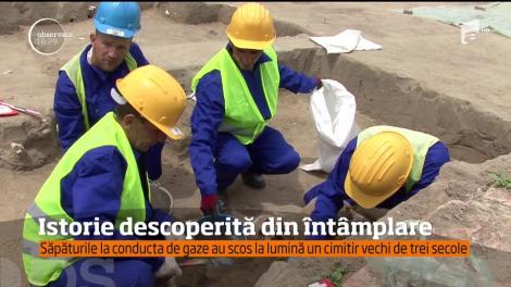 Istorie descoperită din întâmplare. Descoperirea a fost făcută de o echipă de muncitori într-o comună din Gorj