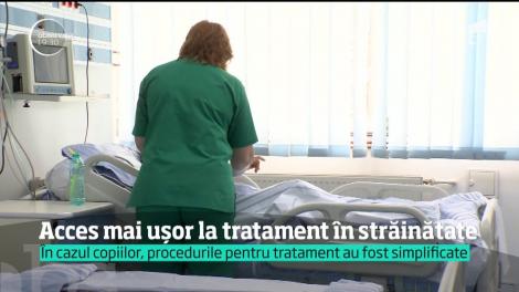 Bebeluşii, acces mai ușor la tratament în străinătate