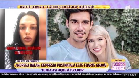 Andreea Bălan a vorbit, mai deschis ca niciodată, despre depresia postnatală. Cui a cerut artista ajutorul