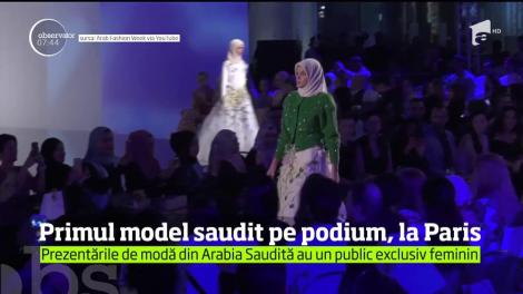 Un model saudit va scrie istorie la Săptămâna Modei din Paris