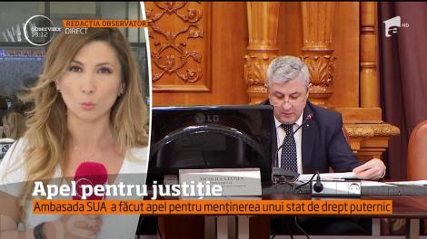 Ambasada Statelor Unite face un apel public, în numele a nu mai puţin de douăsprezece state