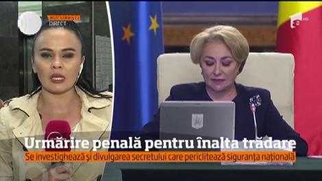 Procurorii DIICOT au început urmărirea penală in rem în dosarul în care este vizată Viorica Dăncilă
