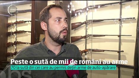 Printre noi trăiesc mai mulţi români înarmaţi decât ne-am putea imagina. Peste 130 de mii au puşti sau pistoale