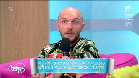 „iUmorul”  vine la „Prieteni” și-i face să râdă cu gura până la urech! Dan Badea, Cătălin Bordea şi Micutzu se întorc la Sala Palatului cu un show de stand-up comedy: „Stricăm o generație”
