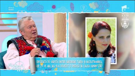 23 de ani diferenţă! Gheorghe Turda şi Nicoleta Voicu și-au oficializat relația: "Oamenii să-și vadă de gunoiul din viața lor"