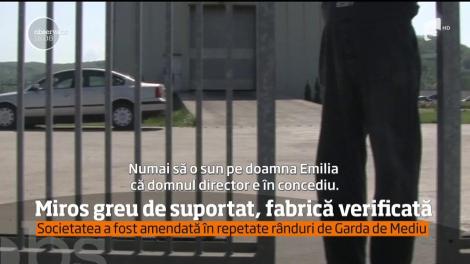 Miros insuportabil, fabrică verificată. Agenţia de protecţie a mediului analizează dacă firma respectă legile