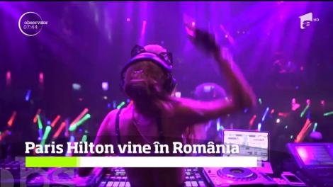 Cea mai faimoasă moştenitoare din lume, Paris Hilton, vine în România