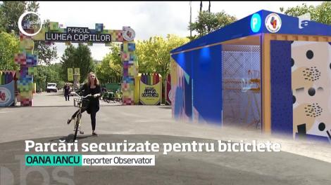 Bicicletele vor avea parcări speciale în Bucureşti. Închise, securizate şi filmate cu ajutorul camerelor de supraveghere