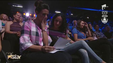 Lacrimi pe scena Next Star. Denisa Grumeza, mesaj emoționant pentru profesoara ei