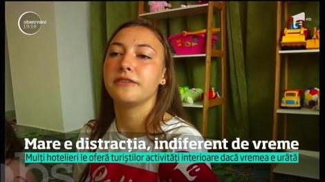 Pe litoral distracția e mare, indiferent de vreme