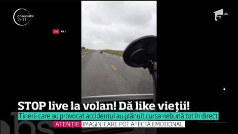 Filmul uneia tragedii anunțate. Spune STOP live la volan! Dă like vieții!