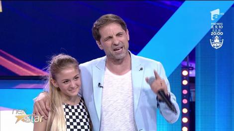 Iuliana Beregoi, concurentă în sezonul 3 „Next Star”, a venit să-și susțină sora pe aceeași scenă