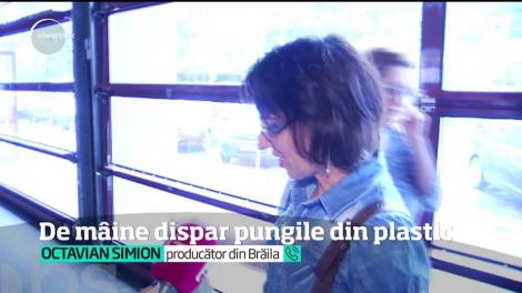 Importurile cu pungi din plastic, subțiri, vor fi interzise