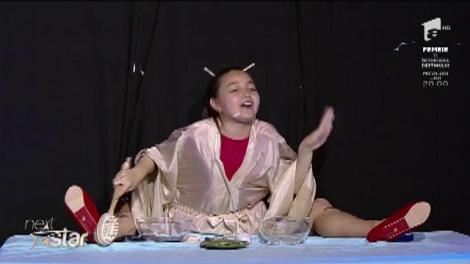 Râzi cu lacrimi! Anda Priboi, moment de umor pe scena „Next Star”