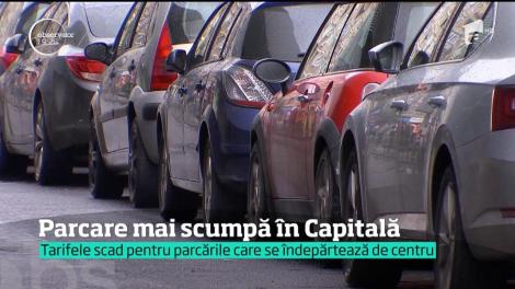 Parcare mai scumpă în Capitală