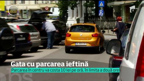Parcare mai scumpă în Capitală