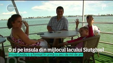 O zi pe insula din mijlocul lacului Siutghiol
