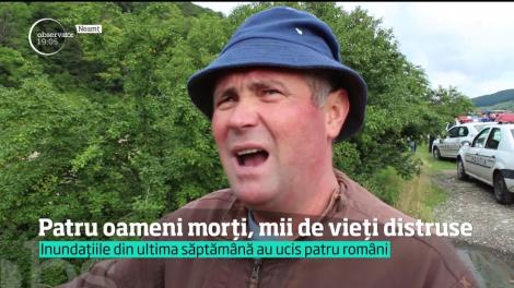 Puhoaiele s-au mai retras acum, dar în urma lor rămân peisaje apocaliptice