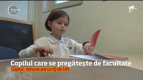 La doar 8 ani, un copil din Belgia se pregăteşte deja să meargă la facultate