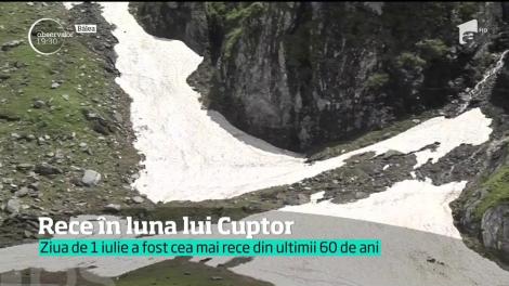 Culmea vremii. Frig în luna lui cuptor