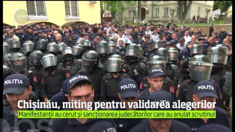 Aproape 10.000 de oameni au participat, la Chişinău, la un nou protest